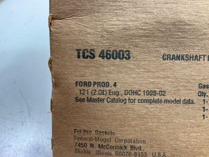 Fel-Pro TCS46003 FRONT Crankshaft Seal Set 1998-03 Ford, 98-02 Mercury 2.0L DOHC