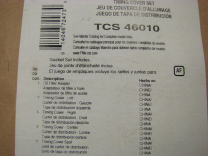 Fel-pro TCS46010 Timing Cover Gasket For 1999-2002 Navigator 2002 Blackwood 5.4L