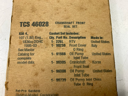 Fel-pro TCS46028 FRONT Engine Crankshaft Seal Kit For 95-06 Kia 1.5L 1.6L 1.8L