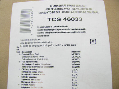 Fel-pro TCS46033 Timing Cover Gasket Set For 1999-2002 Nissan Mercury 3.3L