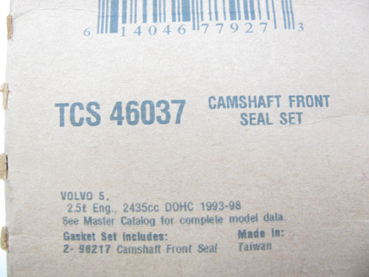 Fel-pro TCS46037 Engine Camshaft Seal Set 1993-98 Volvo 2.3L 2.4L DOHC