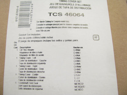 Fel-Pro TCS46064 Engine Timing Cover Gasket Set 02-04 Ford Mercury 4.6L V8 SOHC