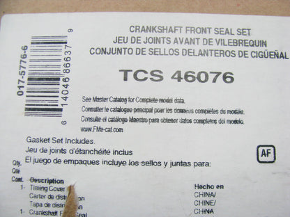 Fel-Pro TCS46076 FRONT Engine Crankshaft Seal Kit 2006-11 Cadillac Buick 4.6L V8
