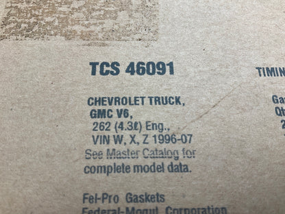 Fel-pro TCS46091 Engine Timing Cover Gasket Set For 1995-2007 Chevy GMC 4.3L V6