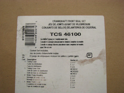 FEL-PRO TCS46100 Engine Timing Cover Gasket Set - 07-13 Chevy GMC 4.3L V6 TRUCK