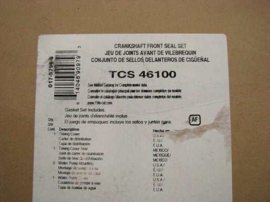 FEL-PRO TCS46100 Engine Timing Cover Gasket Set - 07-13 Chevy GMC 4.3L V6 TRUCK