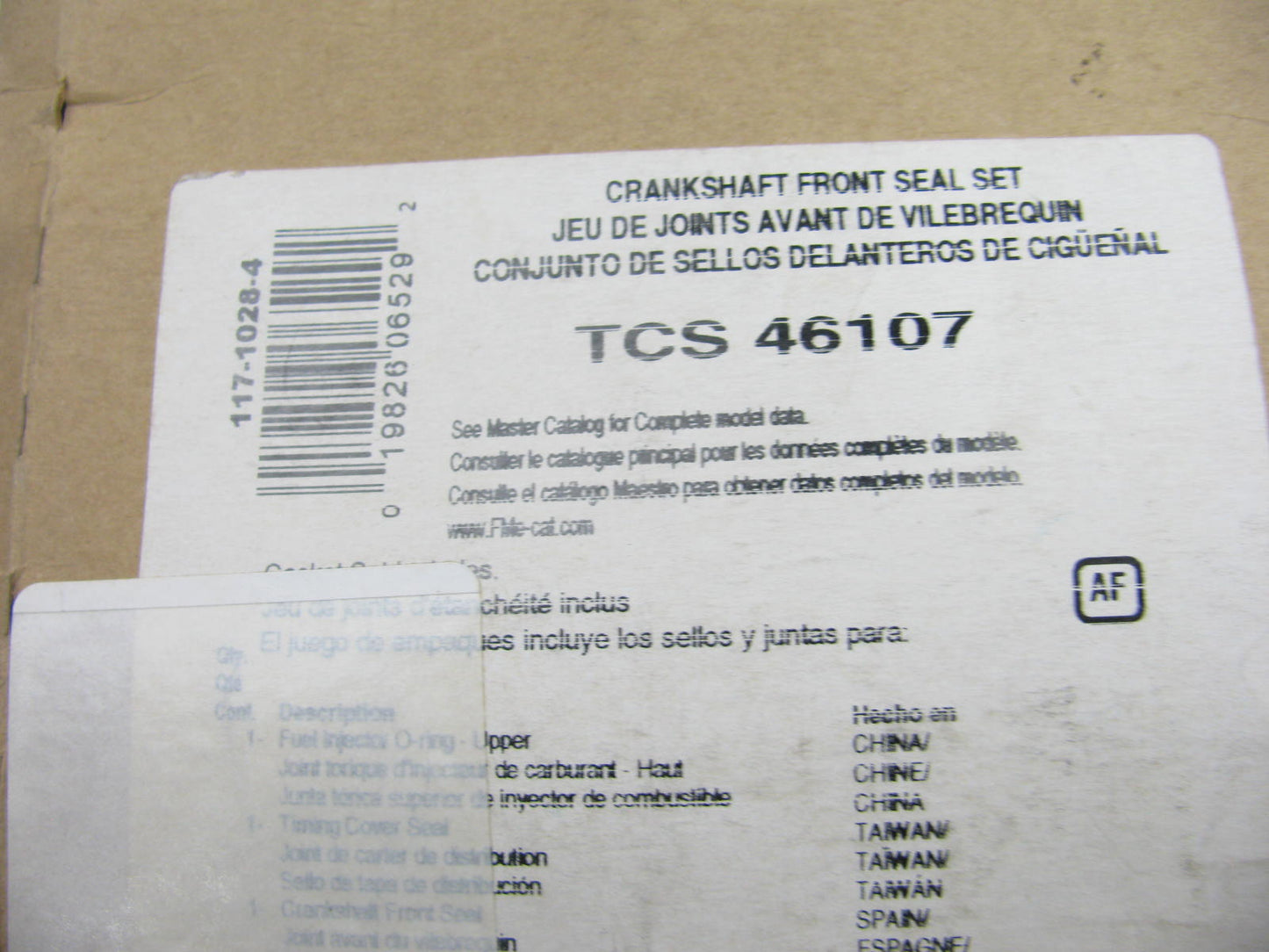 Fel-pro TCS46107 Engine Crankshaft Seal Kit Front 2005-2011 Volkswagen 2.5L
