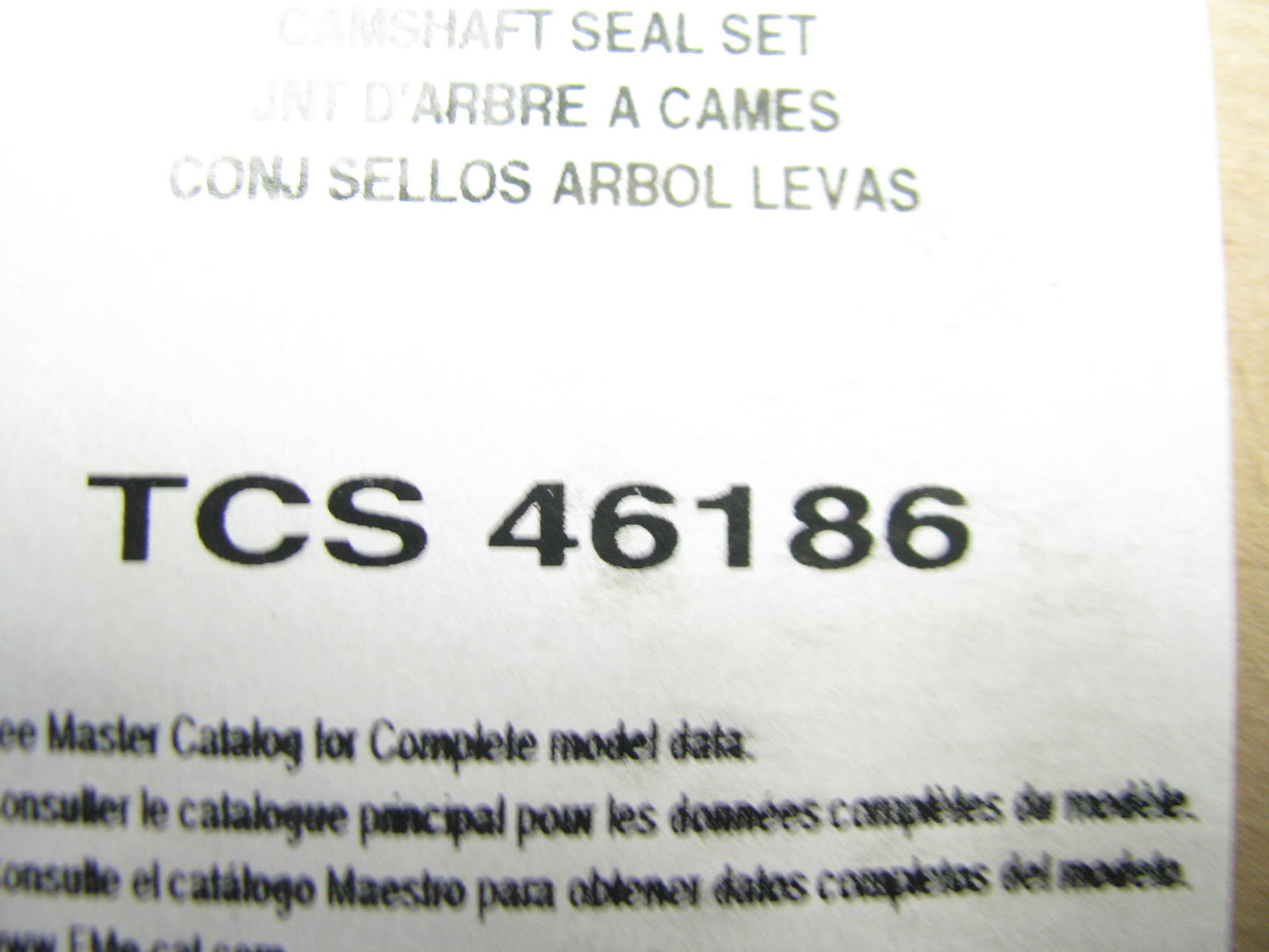 Fel-pro TCS46186 Engine Camshaft Seal 02-05 Vw Audi 2.7L 2.8L V6