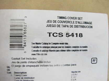 Fel-pro TCS5418 Engine Timing Cover Gasket Set For 124 140 Diesel Tractor