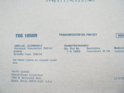 Fel-Pro TOS18509 Auto Trans Oil Pan Gasket - GMC Jetaway 315 3 Speed 14-BOLT