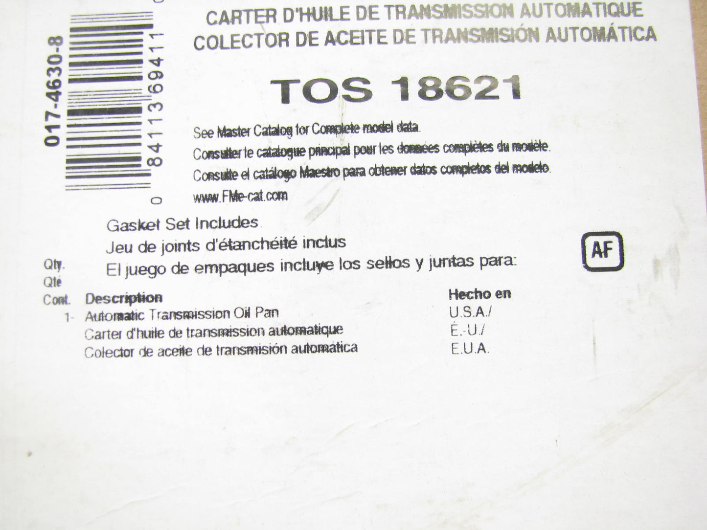 Fel-pro TOS18621 Automatic Transmission Oil Pan Gasket