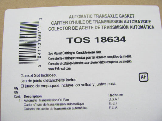 FEL-PRO TOS18634 Auto Trans Oil Pan Gasket 1970-1986 Ford 11-Bolt Holes 3Spd