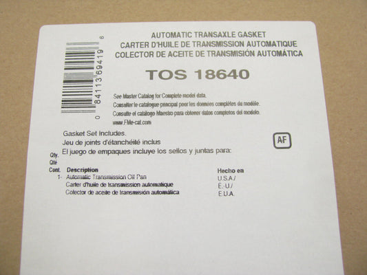 Fel-Pro TOS18640 Auto Trans Oil Pan Gasket - Ford C3 Tranny 3-Speed 13 BOLT