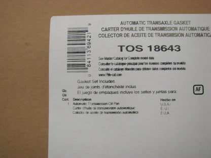 Fel-Pro TOS18643 Auto Trans Oil Pan Gasket - GMC THM180, THM180C 3-Spd 12-BOLT