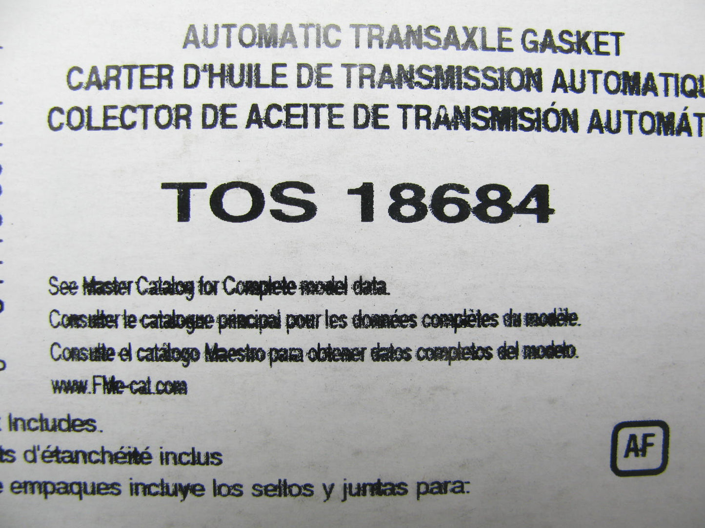 Fel-pro TOS18684 Automatic Transmission Oil Pan Gasket For 87-09 Subaru 4 Speed