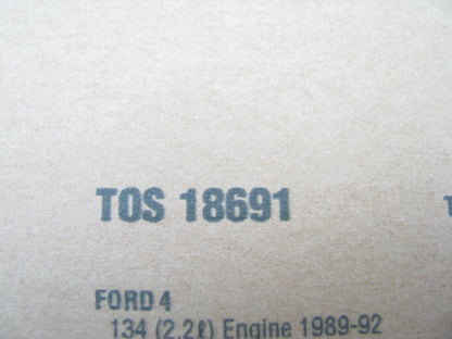 FEL-PRO TOS18691 Auto Trans Valve Body Cover Gasket - 4Spd Trans - 17 Bolt Holes