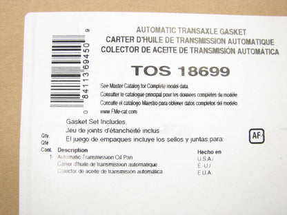 FEL-PRO TOS18699 Auto Trans Oil Pan Gasket 4SPD - AISIN 50-40LH - 17-Bolt Holes