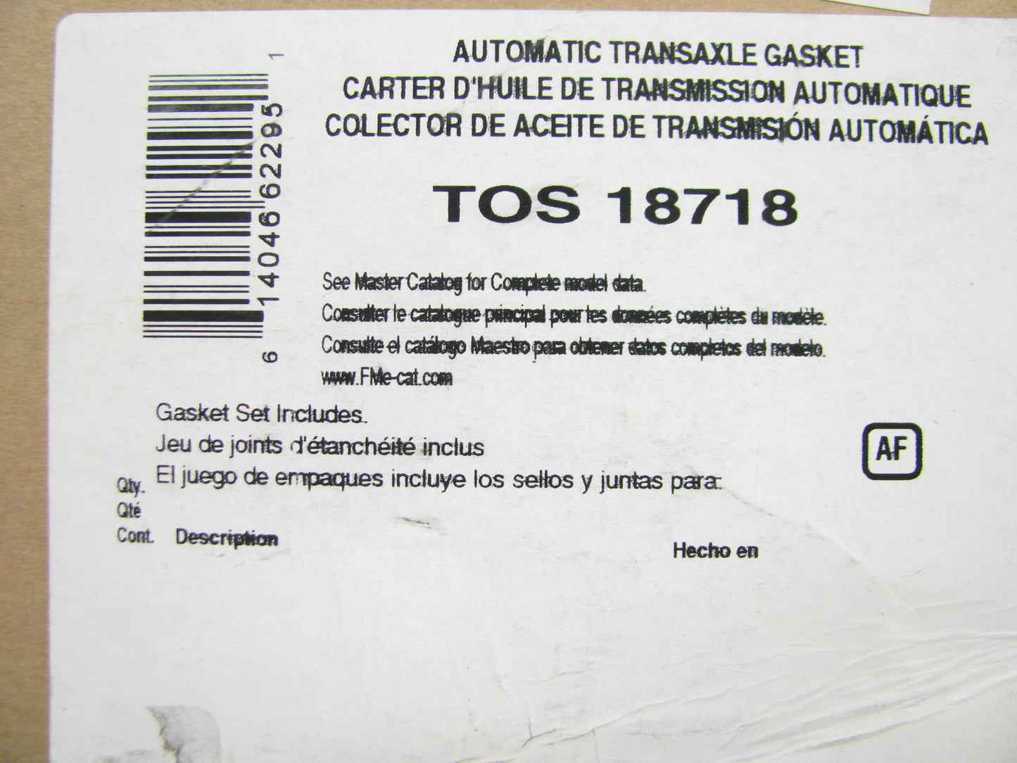 Fel-Pro TOS18718 Auto Trans Oil Pan Gasket 1994-04 Toyota 94-98 Lexus 2.2L 3.0L