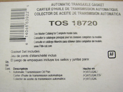 FEL-PRO TOS18720 Auto Trans Oil Pan Gasket Toyota U340E U341E U341F - 19 Bolts