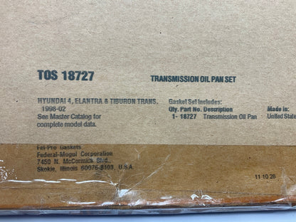 Fel-Pro TOS18727 Auto Trans Oil Pan Gasket For 1998-02 Hyundai Elantra, Tiburon