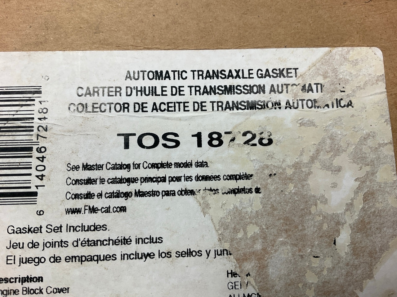 Fel-Pro TOS18728 Auto Trans Oil Pan Gasket 1995-05 Volkswagen VW 01M Tranny