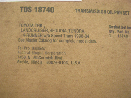 Fel-pro TOS18740 Auto Trans Oil Pan Gasket