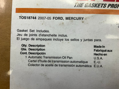 FEL-PRO TOS18744 Auto Trans Oil Pan Gasket - AISIN TF-81SC 6 SPD TRANS - 22 Bolt