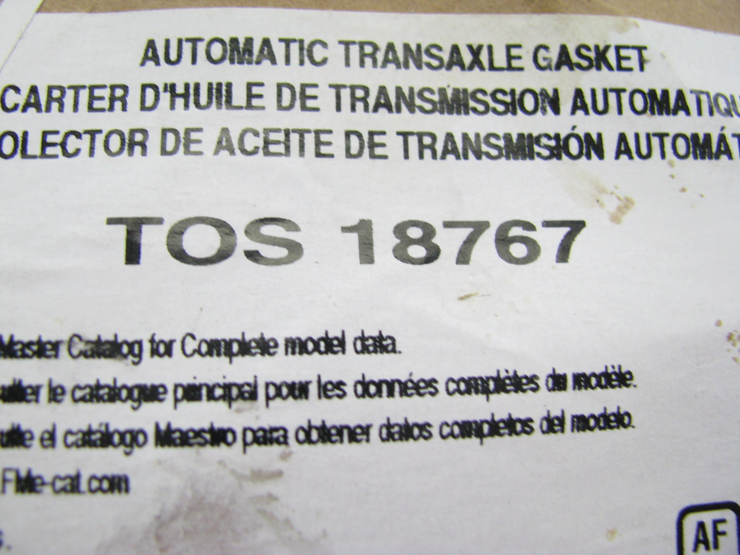Fel-pro TOS18767 Automatic Transmission Oil Pan Gasket - 6 Speed Ford 6F50 6F55