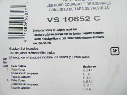 Fel-Pro VS10652C Valve Cover Gasket Set For 1953-1967 Ford Tractor 172 134 Gas