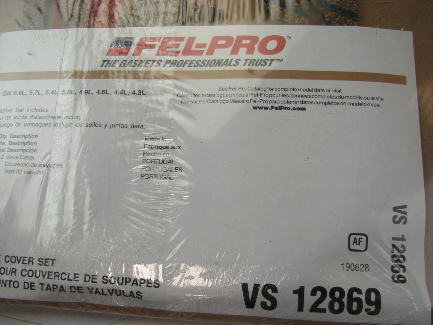Fel-Pro VS12869 Valve Cover Gasket Set - 1965-1986 SBC Small Block Chevrolet V8