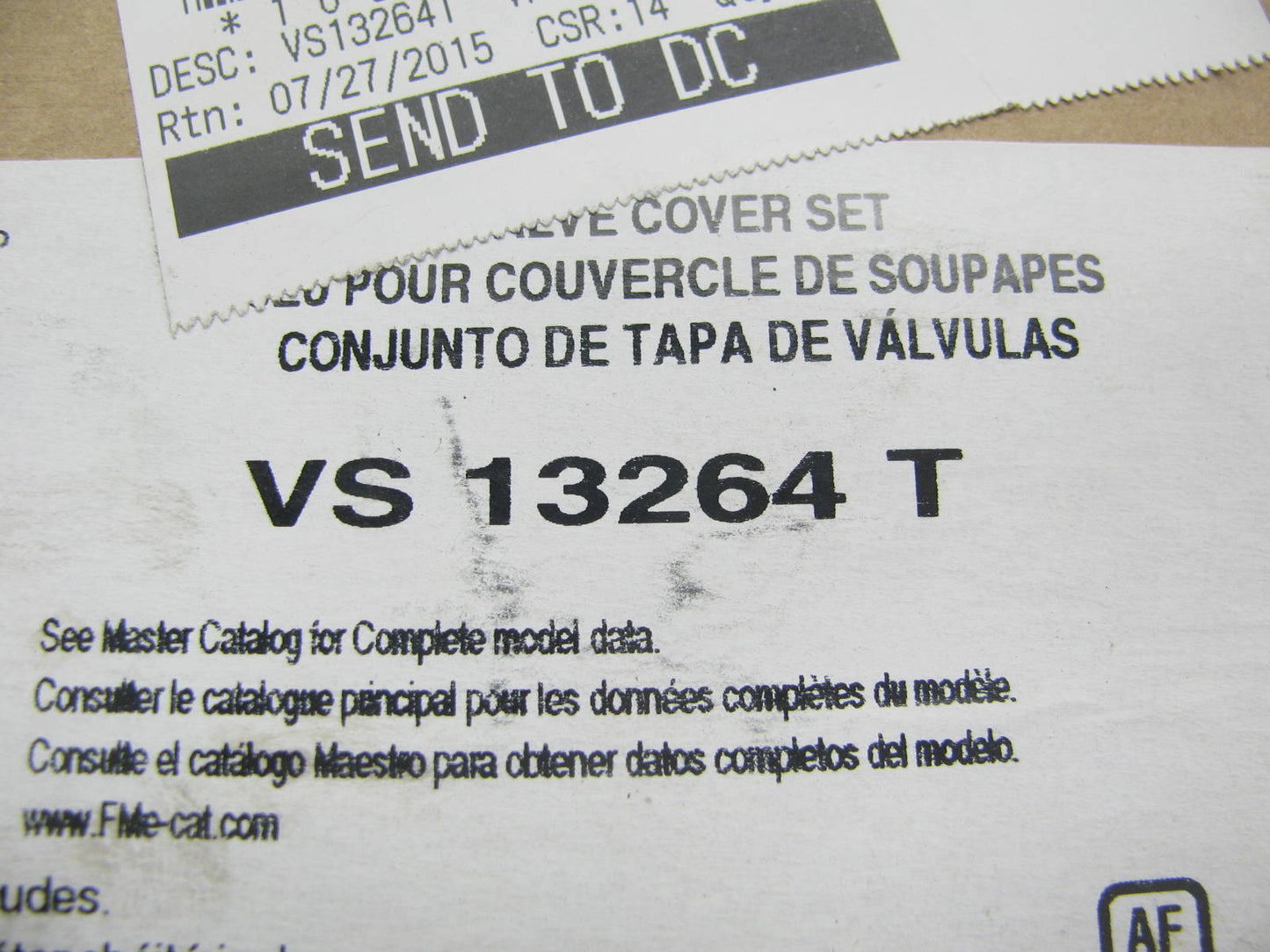 Fel-pro VS13264T Valve Cover Gasket Set - Small Block Ford SBF 289 302 351W V8
