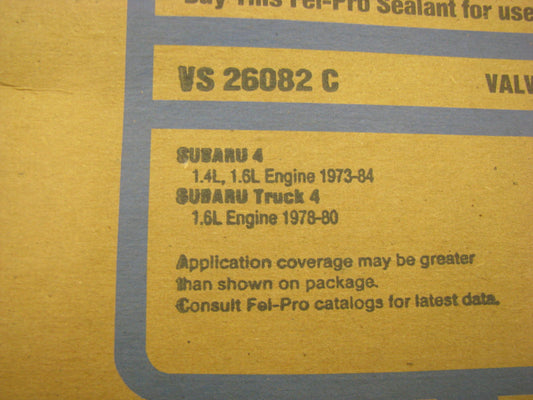 FEL-PRO VS26082C Engine Valve Cover Gasket Set For 1976-1987 Subaru 1.6L H4