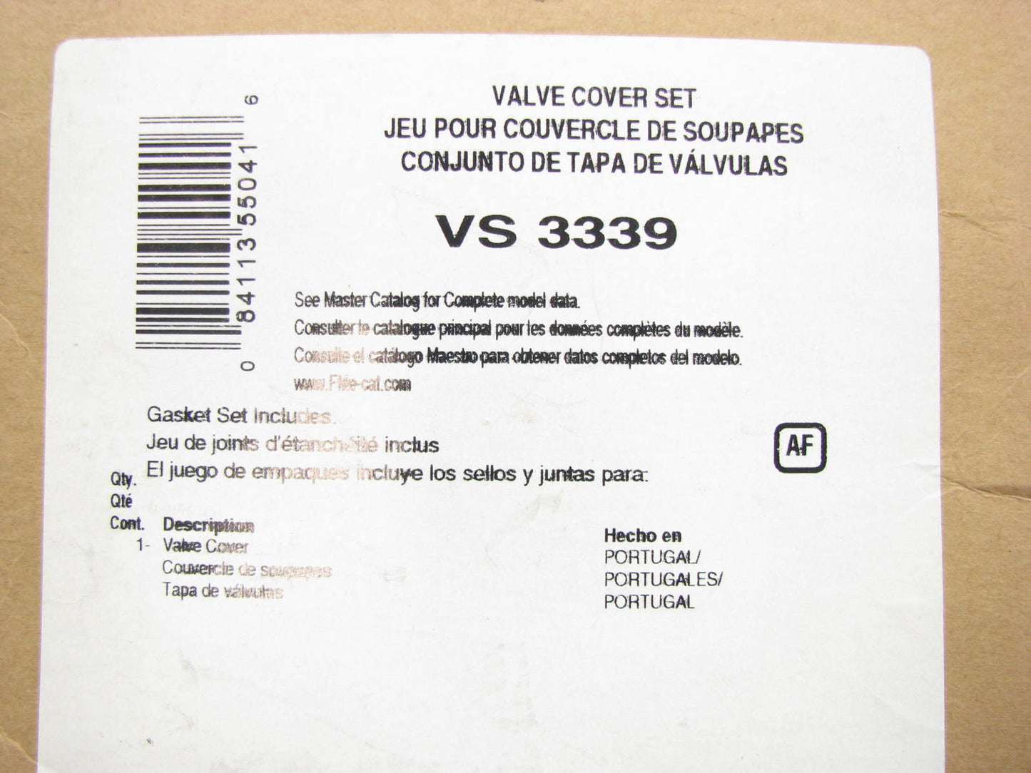 Fel-pro VS3339 Engine Valve Cover Gasket IHC L4 2.5L 2.7L 2.8L 2.9L Bore 3.6250