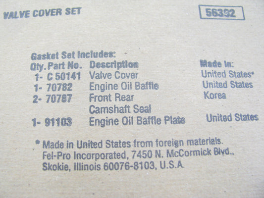 Fel-Pro VS50098C Valve Cover Gasket Set