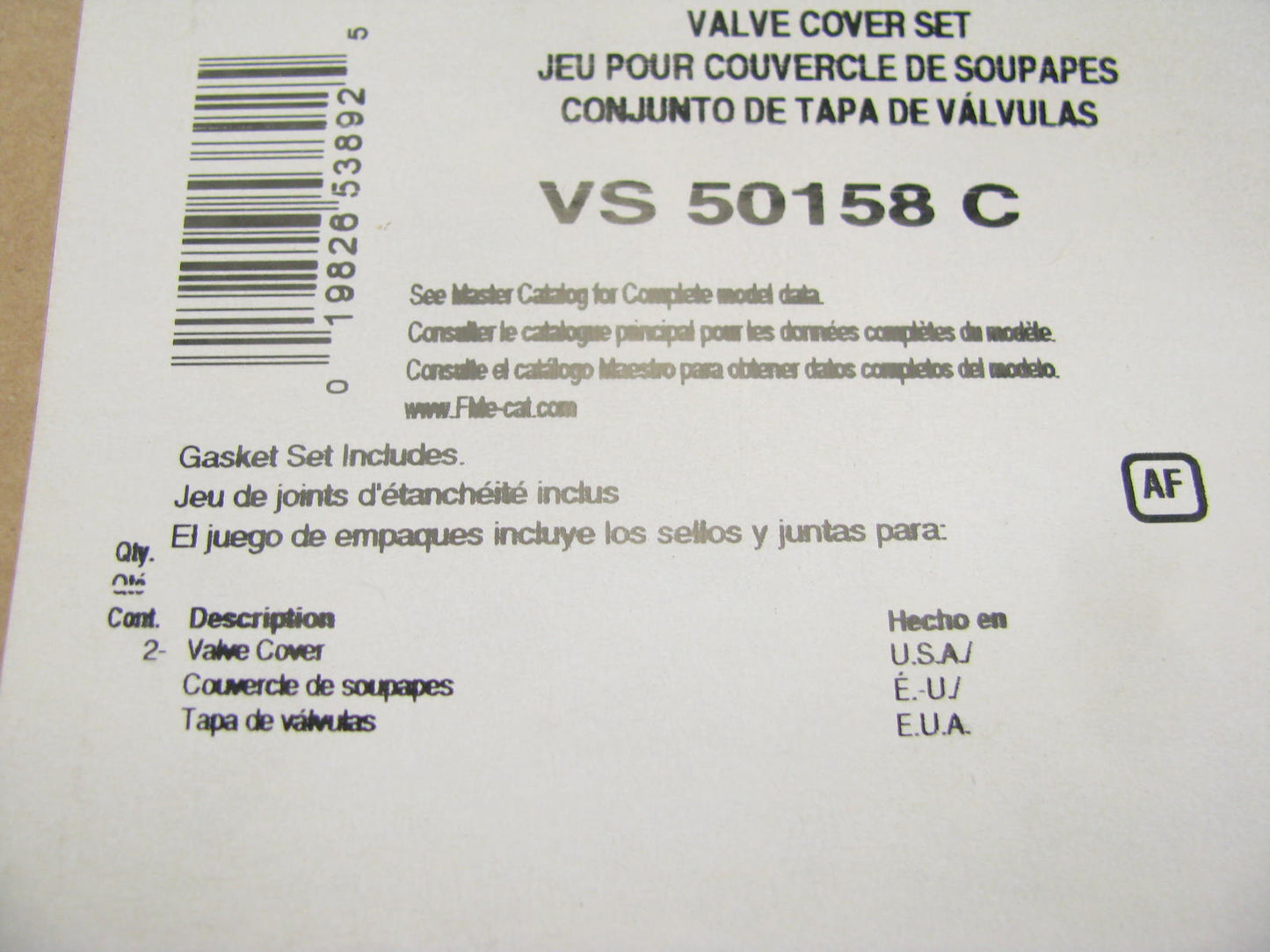 Fel-pro VS50158C Engine Valve Cover Gasket Set  75-82 International 404 446 7.3L