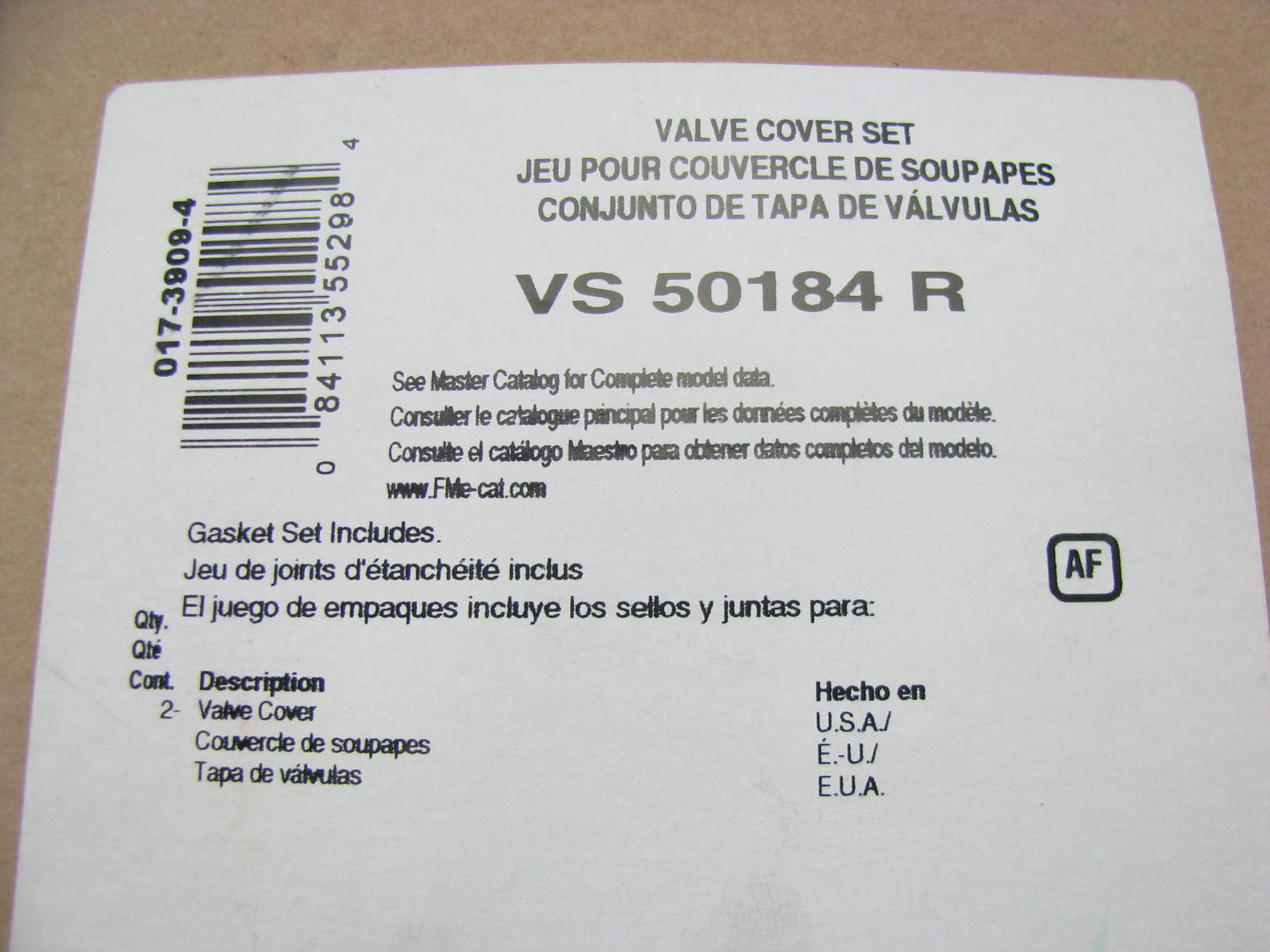 Fel-pro VS50184R Valve Cover Gasket Set For 76-92  Dodge LA 318 350 V8 OHV