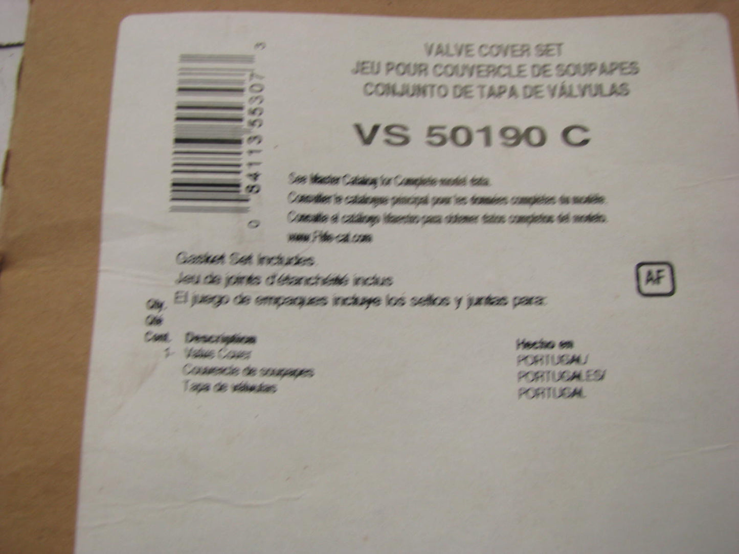 Fel-pro VS50190C Engine Valve Cover Gasket 1954-1963 Chevrolet GMC 230 261 L6