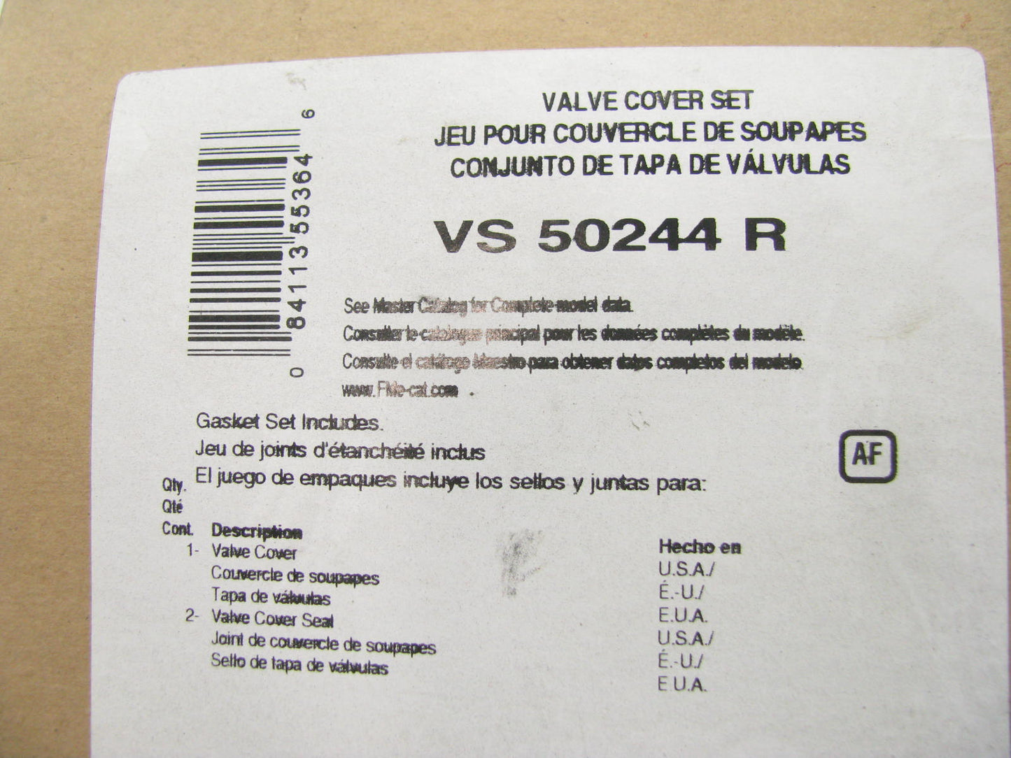 FEL-PRO VS50244R Valve Cover Gasket Set For 1981-1990 Jeep 81-88 AMC 258 L6 OHV