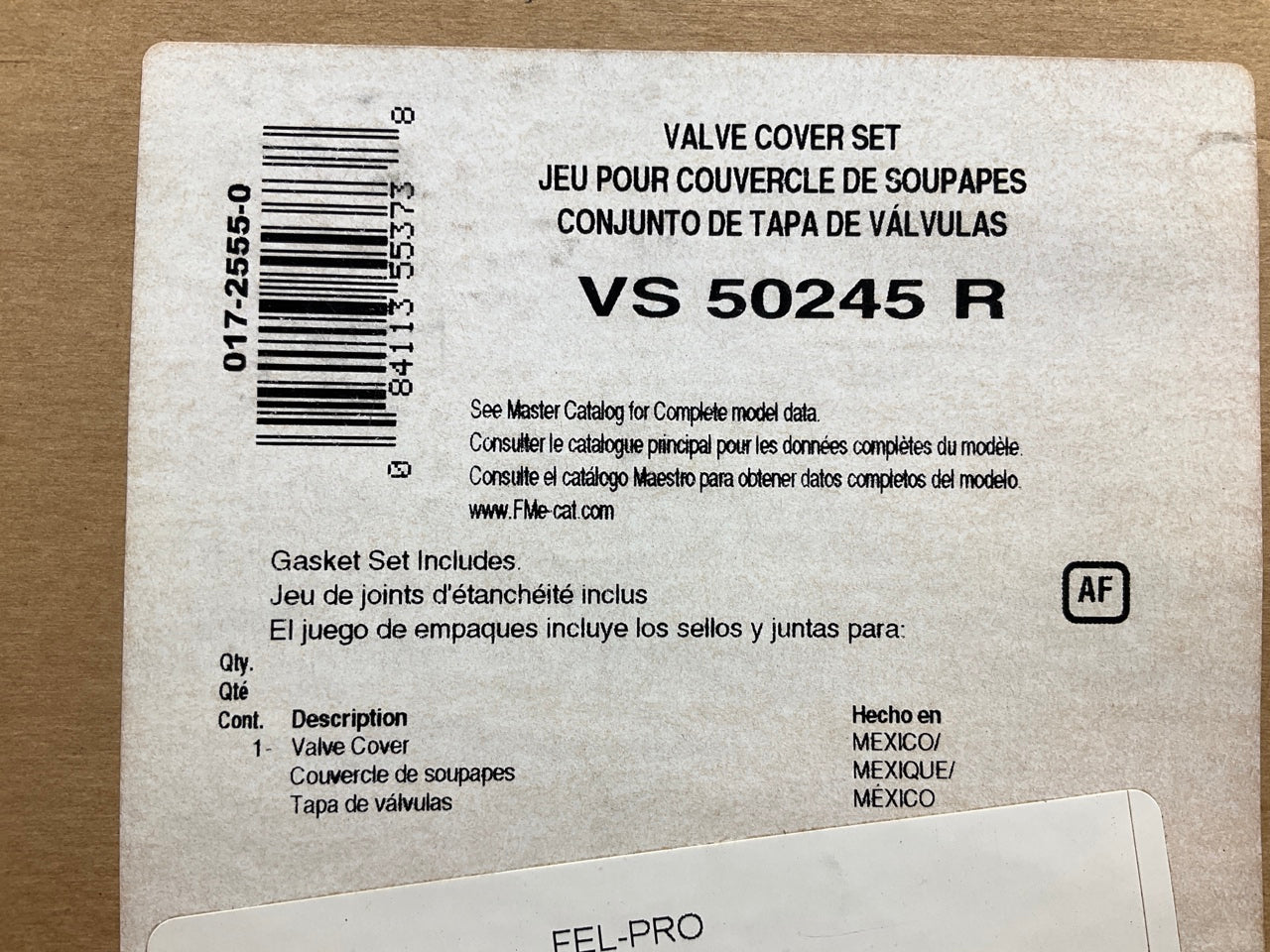 Fel-pro VS50245R Valve Cover Gasket For 1983-84 AMC 88-89 Eagle 2.5L 150 I4