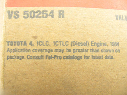 Fel-pro VS50254R Engine Valve Cover Gasket For 1984-1986 Toyota Camry 1.8L-L4