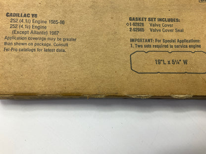 Fel-pro VS50264R Valve Cover Gasket Set For 1985-1989 Cadillac 4.1L 4.5L-V8