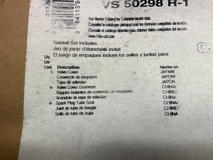 Fel-pro VS50298R-1 Valve Cover Gasket For 1986-1989 Acura Integra 1.6L