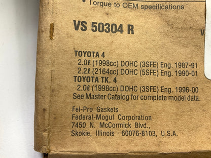 1996-2000 Toyota RAV4, 1987-2001 Toyota Camry 4-CYL. Valve Cover Gasket