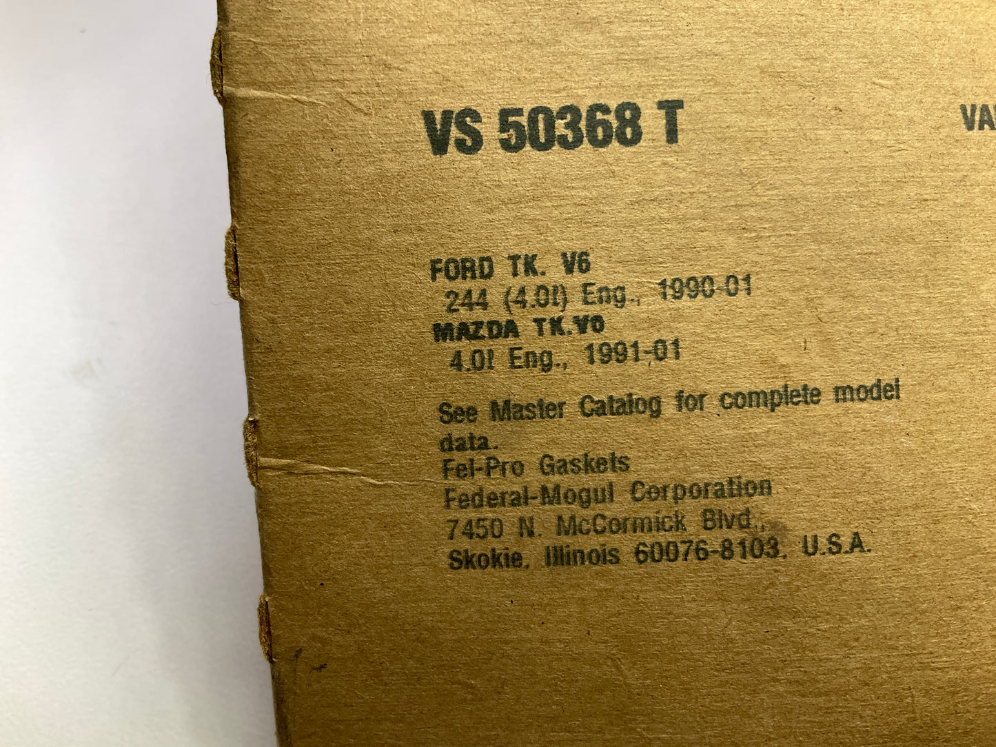 Fel-Pro VS50368T Valve Cover Gasket Set 90-00 FORD 4.0L, 91-01 Mazda 4.0L V6