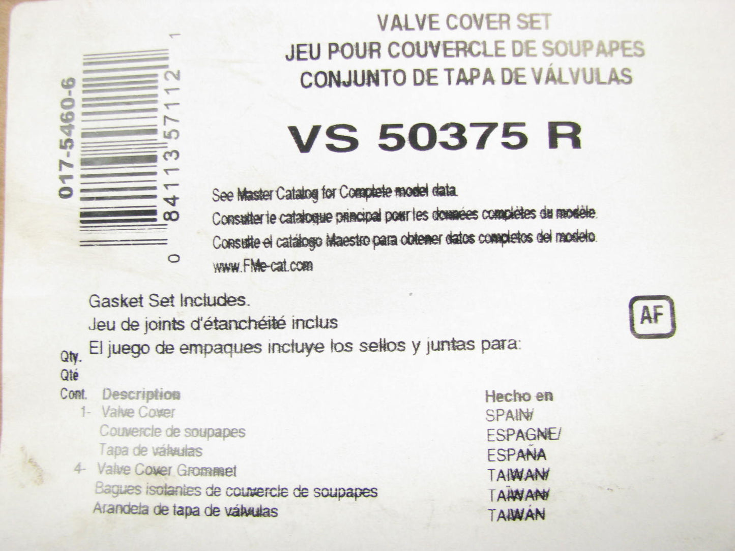 Fel-Pro VS50375R Valve Cover Gasket Set 1995-97 Geo Pontiac Suzuki 1.3L I4