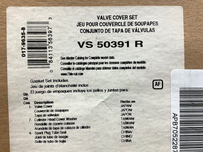 FEL-PRO VS50391R Engine Valve Cover Gasket Set - 1981-91 Honda Prelude 2.0L 2.1L