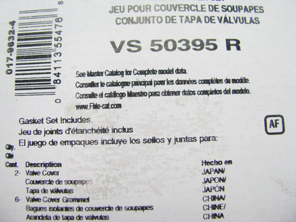 Fel-Pro VS50395R Valve Cover Gasket Set For 1990-98 Subaru 1.8L 2.2L H4 SOHC