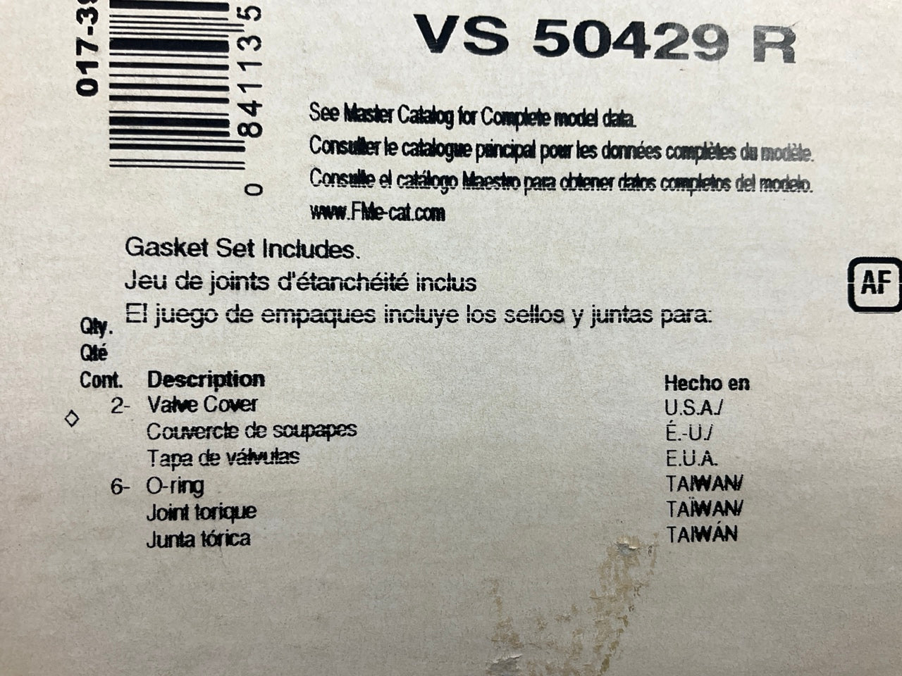 Fel-Pro VS50429R Valve Cover Gasket Set For 1993-97 Chrysler 3.5L V6 SOHC