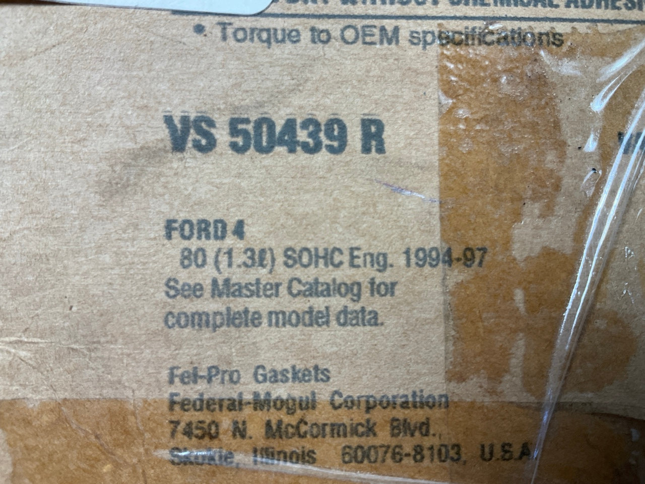 Fel-pro VS50439R Engine Valve Cover Gasket - 1994-1997 Ford Aspire 1.3L L4