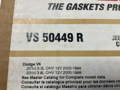 Fel-Pro VS50449R Valve Cover Gasket Set For 1998-2000 Plymouth 3.3L 3.8L - V6